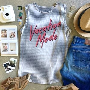 Zoe + Liv | Sleeveless Striped Tank